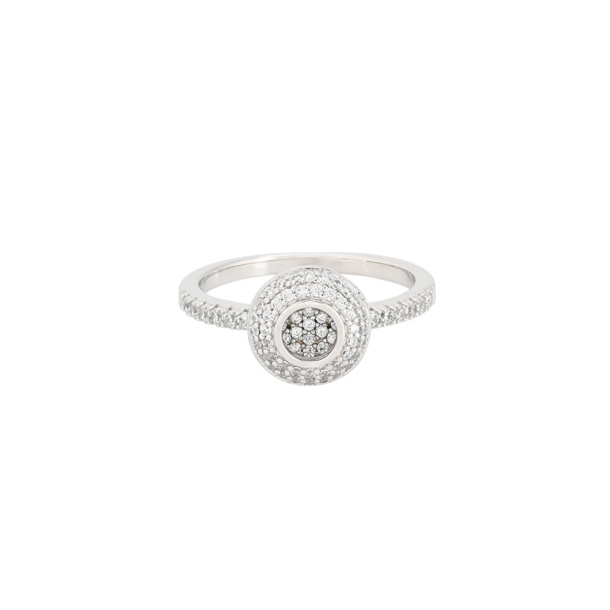 BeLove solitaire ring with zircons