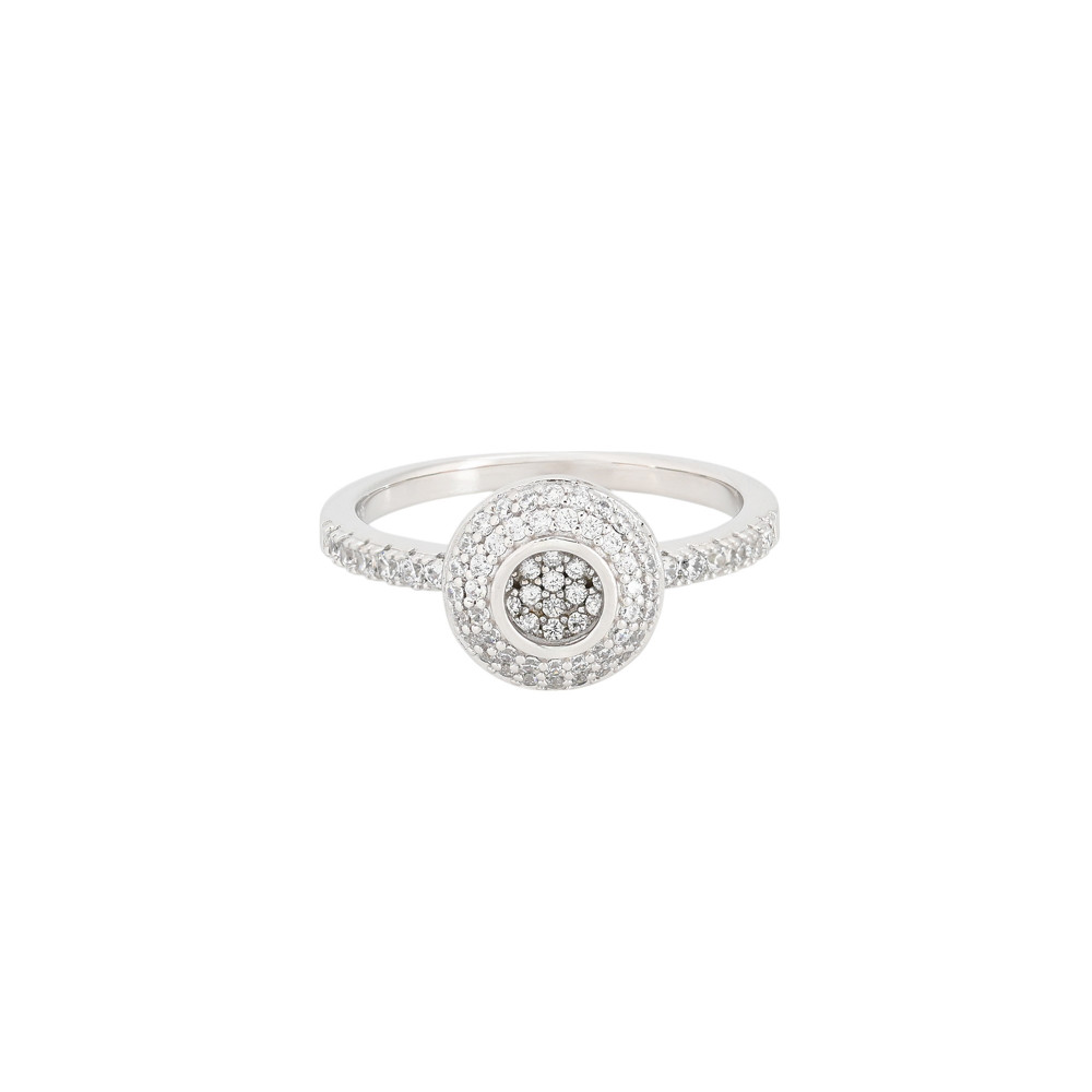 BeLove solitaire ring with zircons