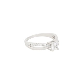 BeLove solitaire ring with zircons
