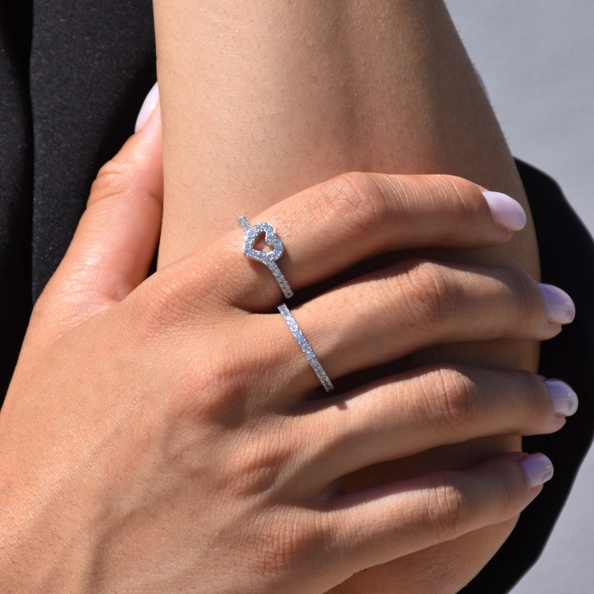 Anillo BeLove con circonitas