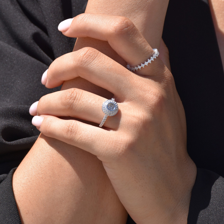 BeLove ring with zircons