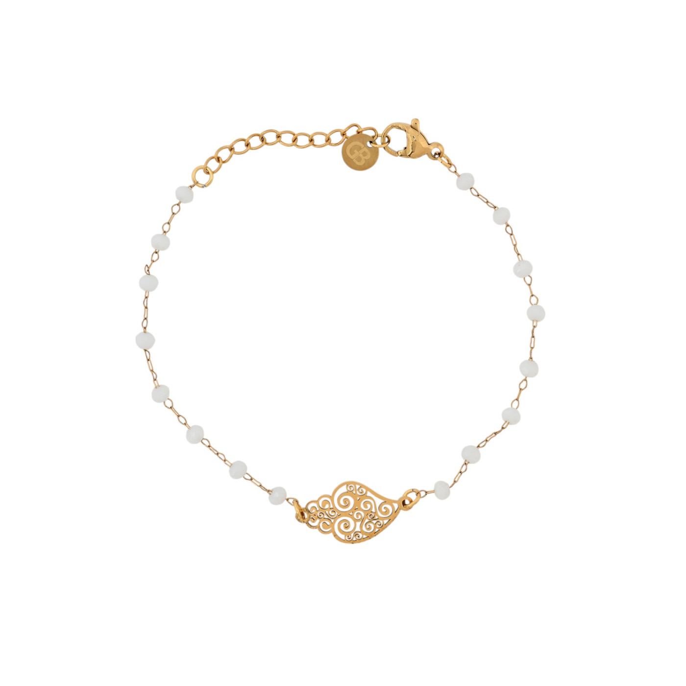 Pulseira Encantos com coração de Viana
