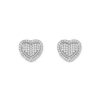 Boucles d'oreilles BeLove cœur avec zircones