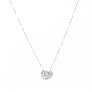 S925 necklace heart brilliants GB