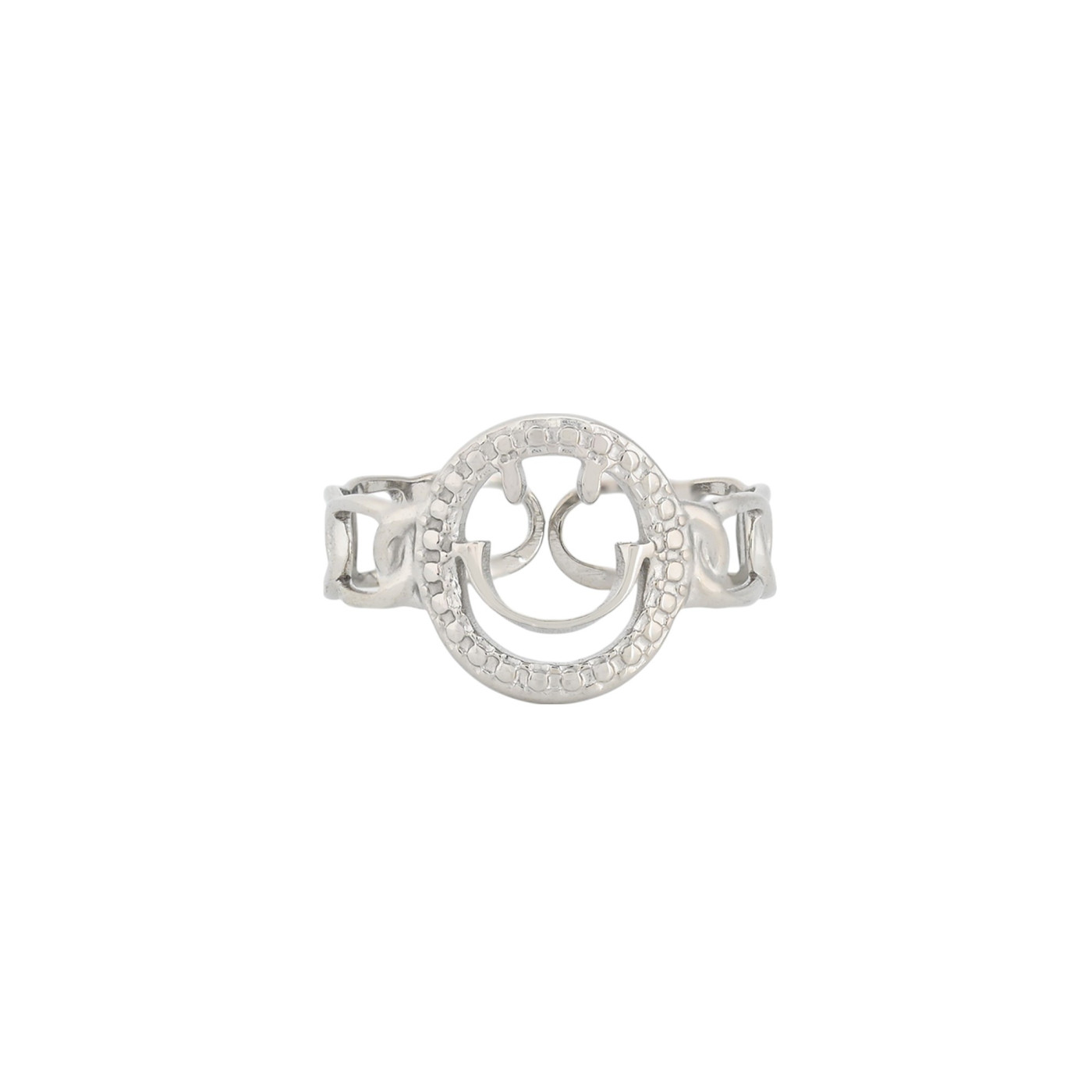 Anillo ajustable acero smile GB