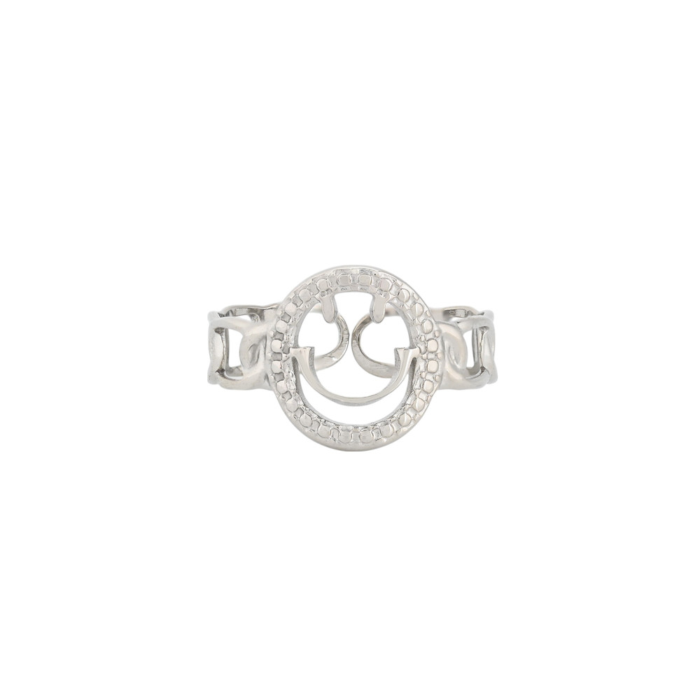 Anillo ajustable acero smile GB