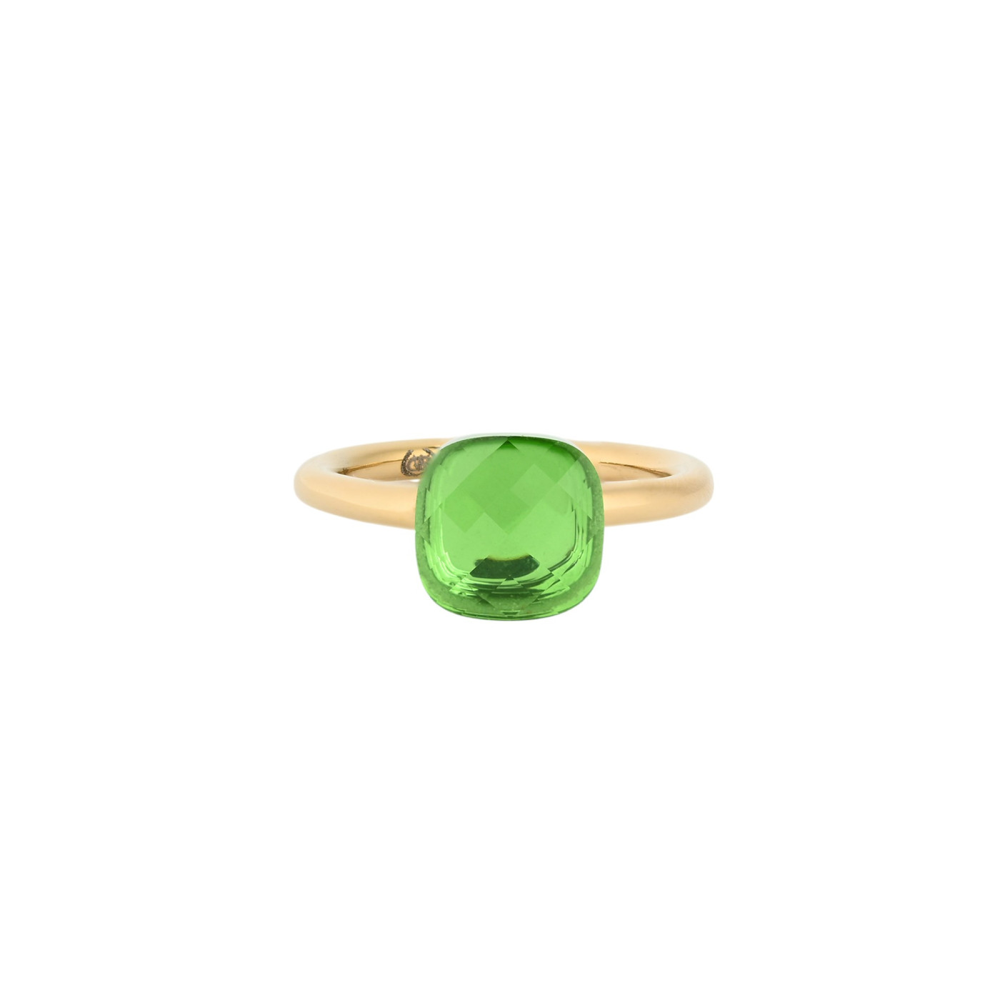Bague Glamour avec pierre colorée