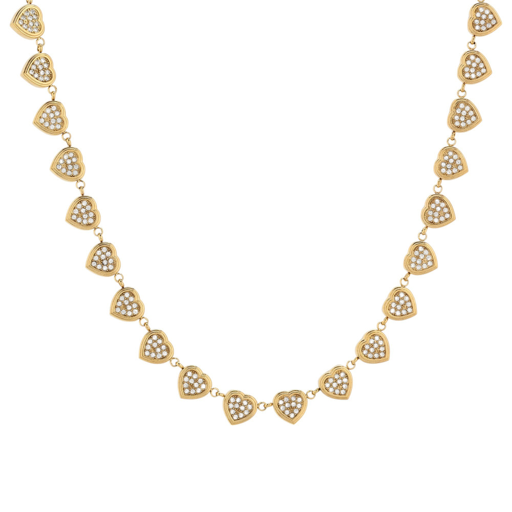 Collier Delicate avec cœurs