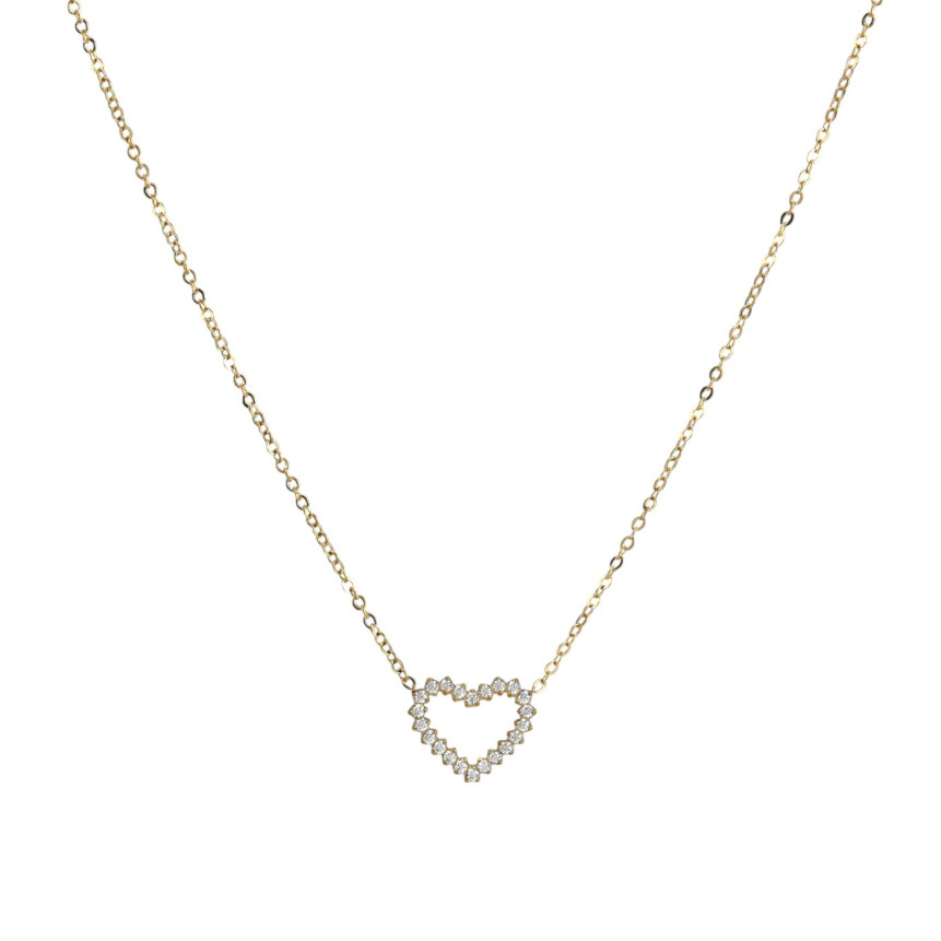 Collana Delicate cuore in acciaio