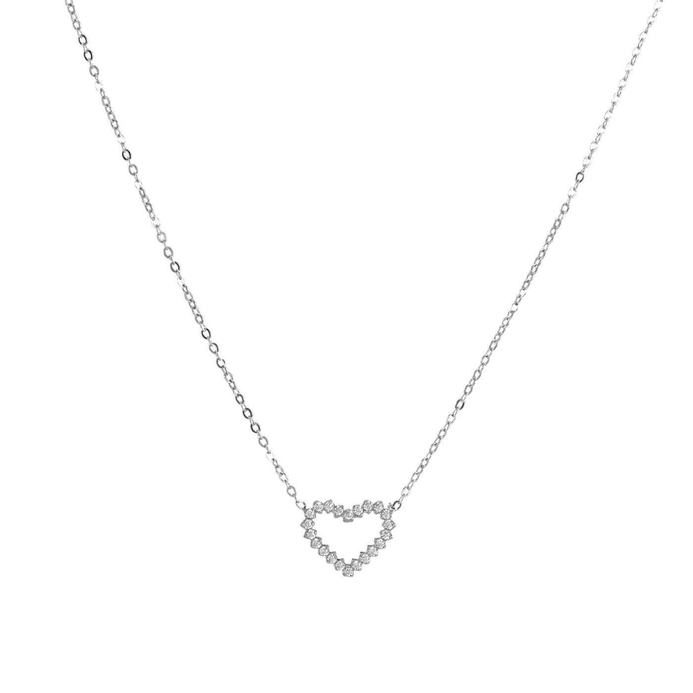 Collana Delicate cuore in acciaio