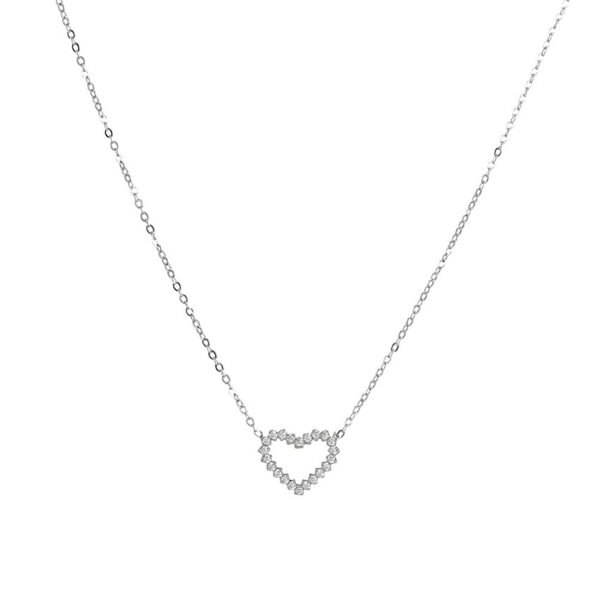 Collar Delicate corazón en acero