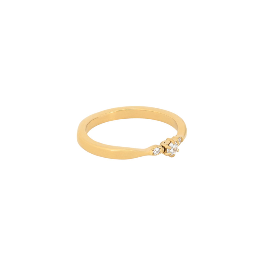 Anel Delicate com zircônias