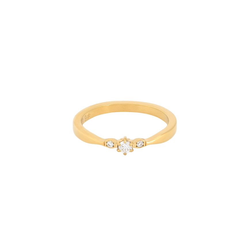 Anel Delicate com zircônias