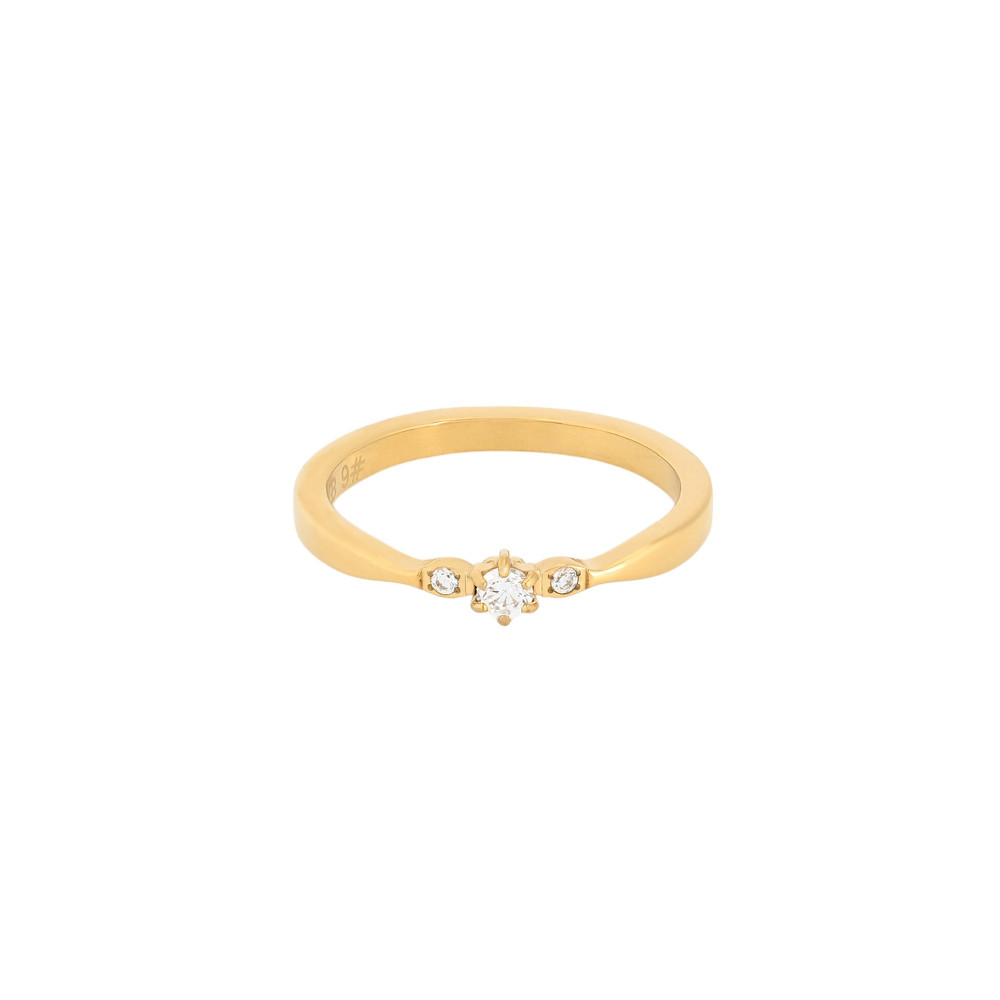 Anel Delicate com zircônias