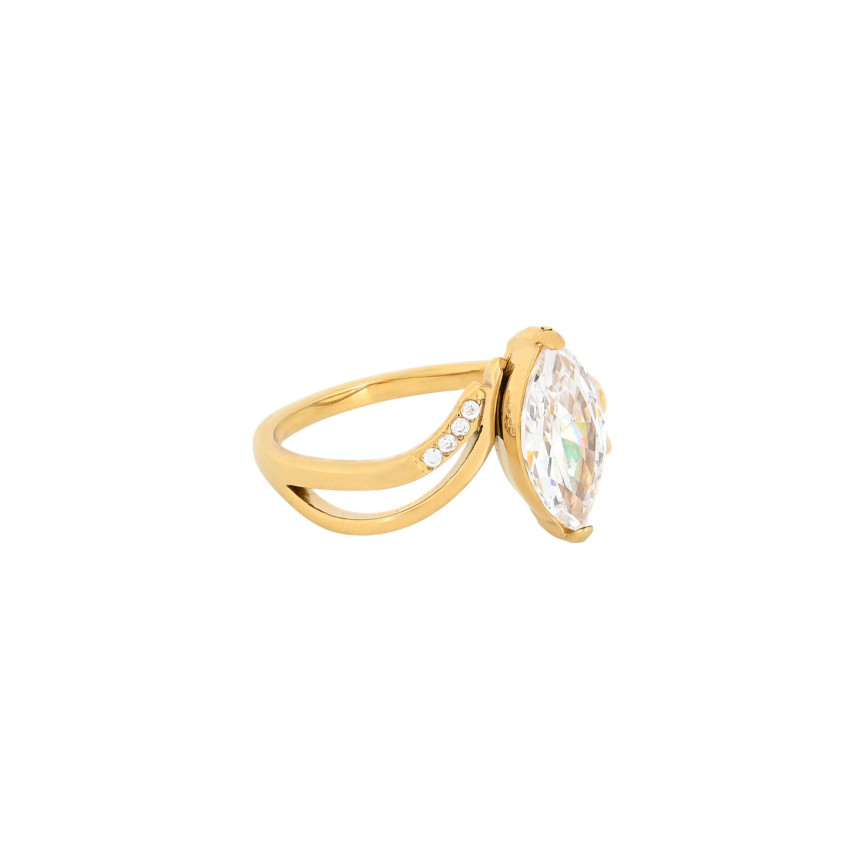 Anel Delicate com zircônias