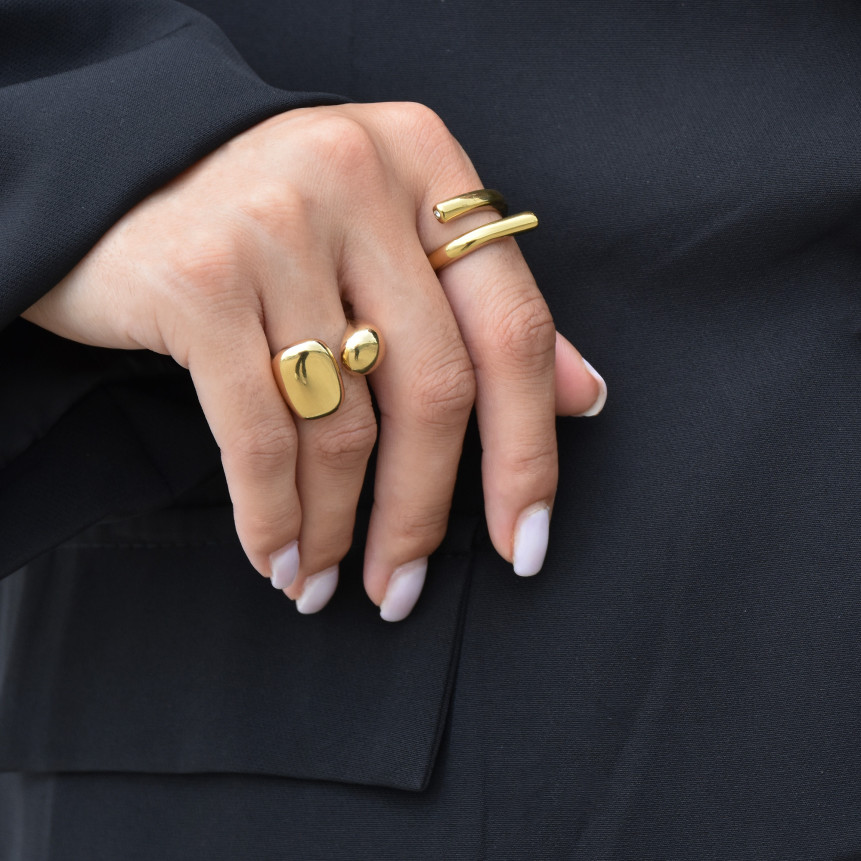 Bague Delicate avec zircons