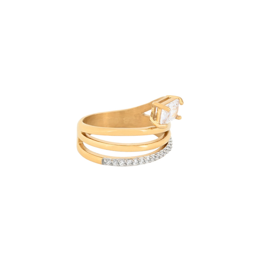 Bague Delicate avec zircons