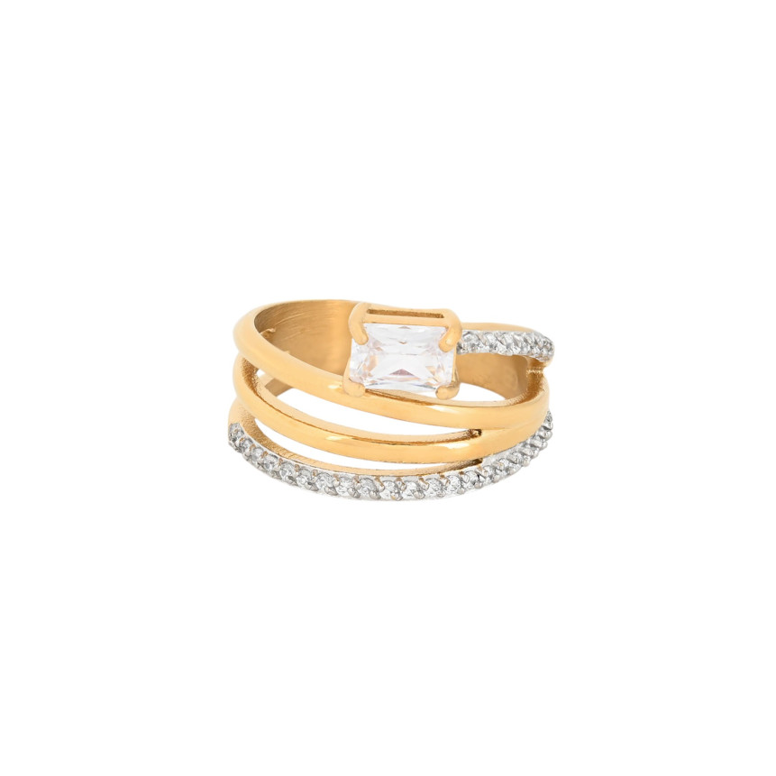 Bague Delicate avec zircons