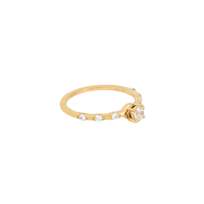 Anel Delicate com zircônias