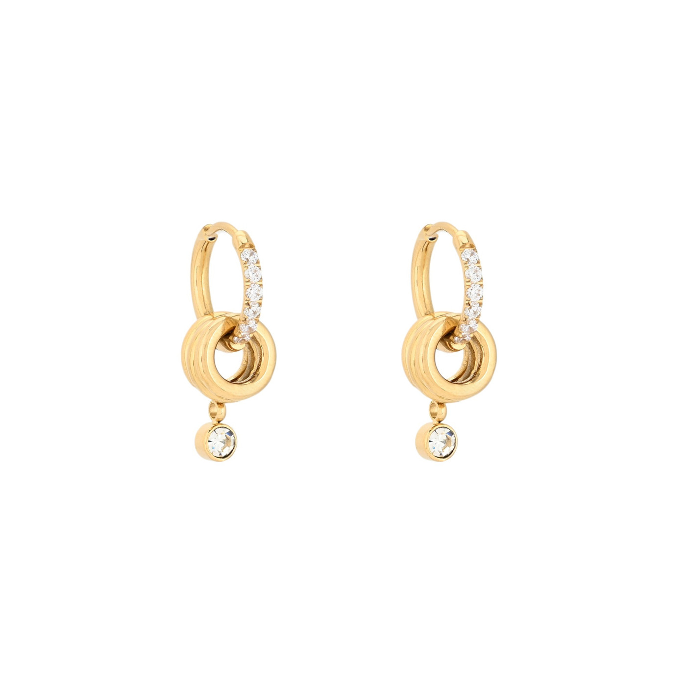 Argolas Glamour com pendentes