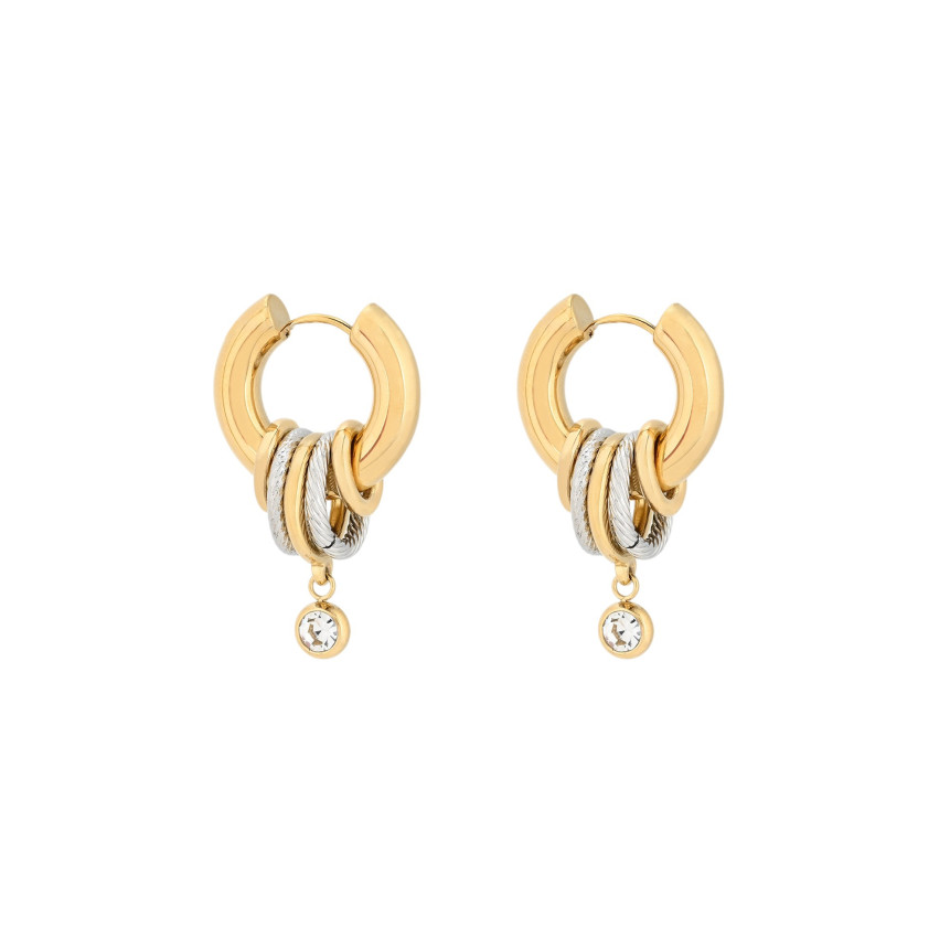 Argolas Glamour com pendentes