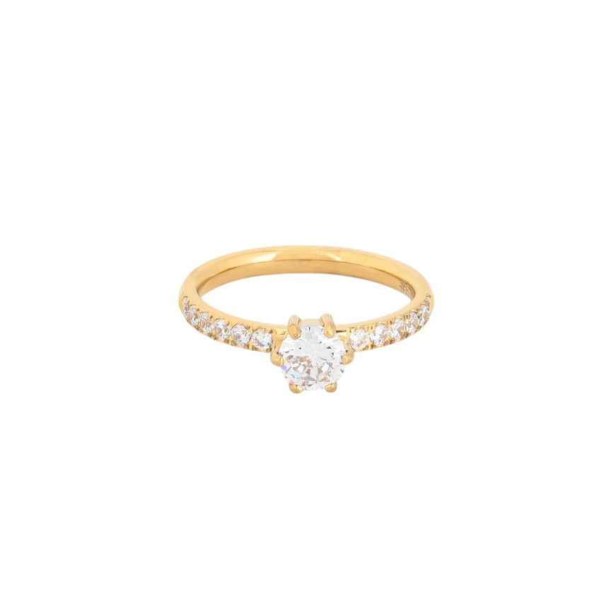 Anel Delicate com zircônias