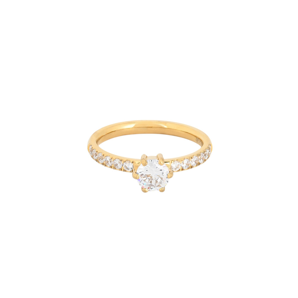 Anel Delicate com zircônias