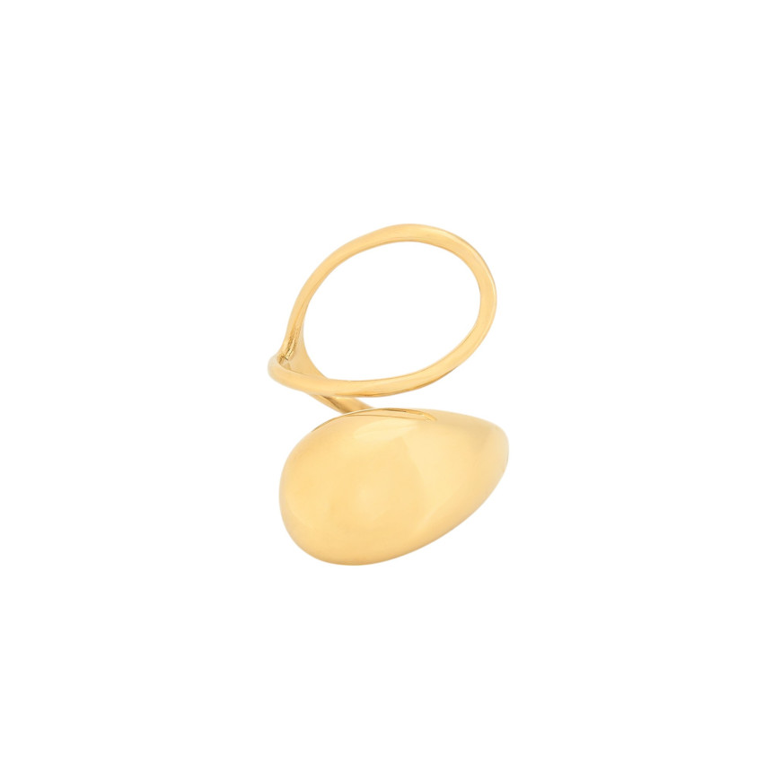Anello Glamour base in acciaio