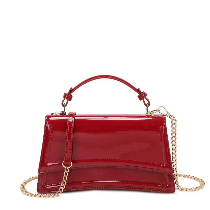 Sac bandoulière en vernis