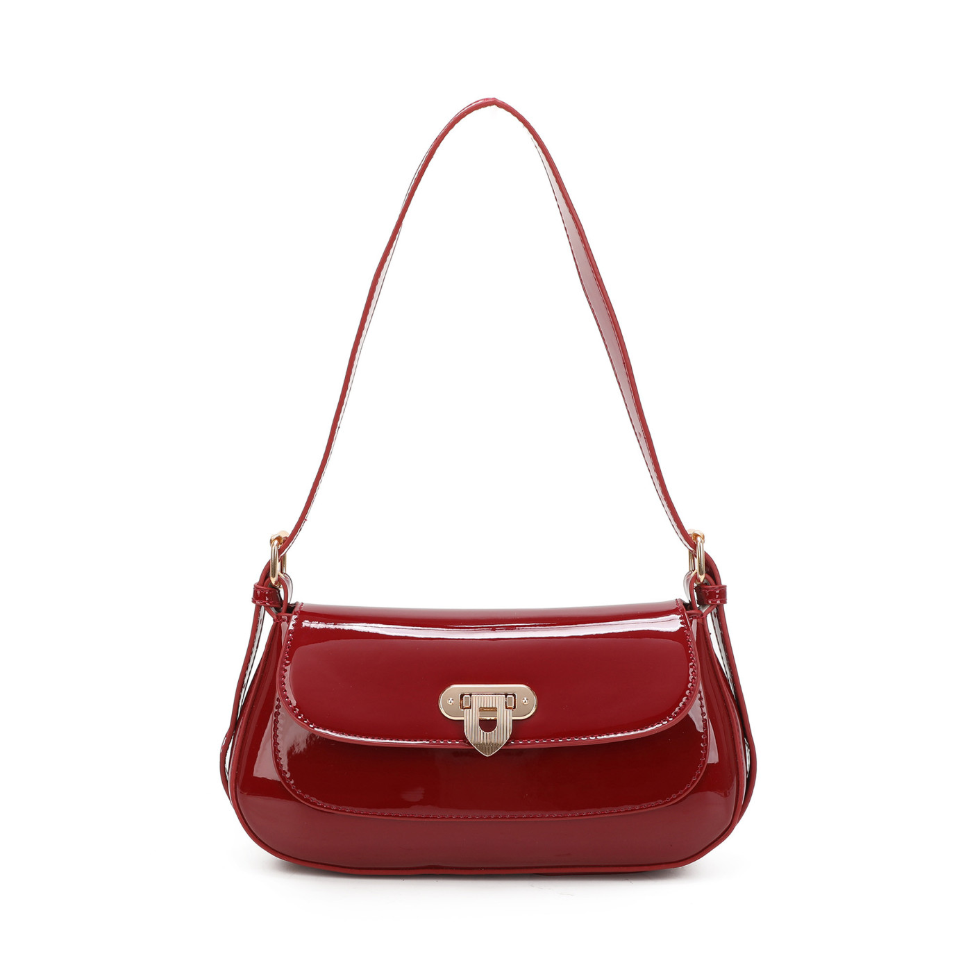 Borsa a tracolla in vernice