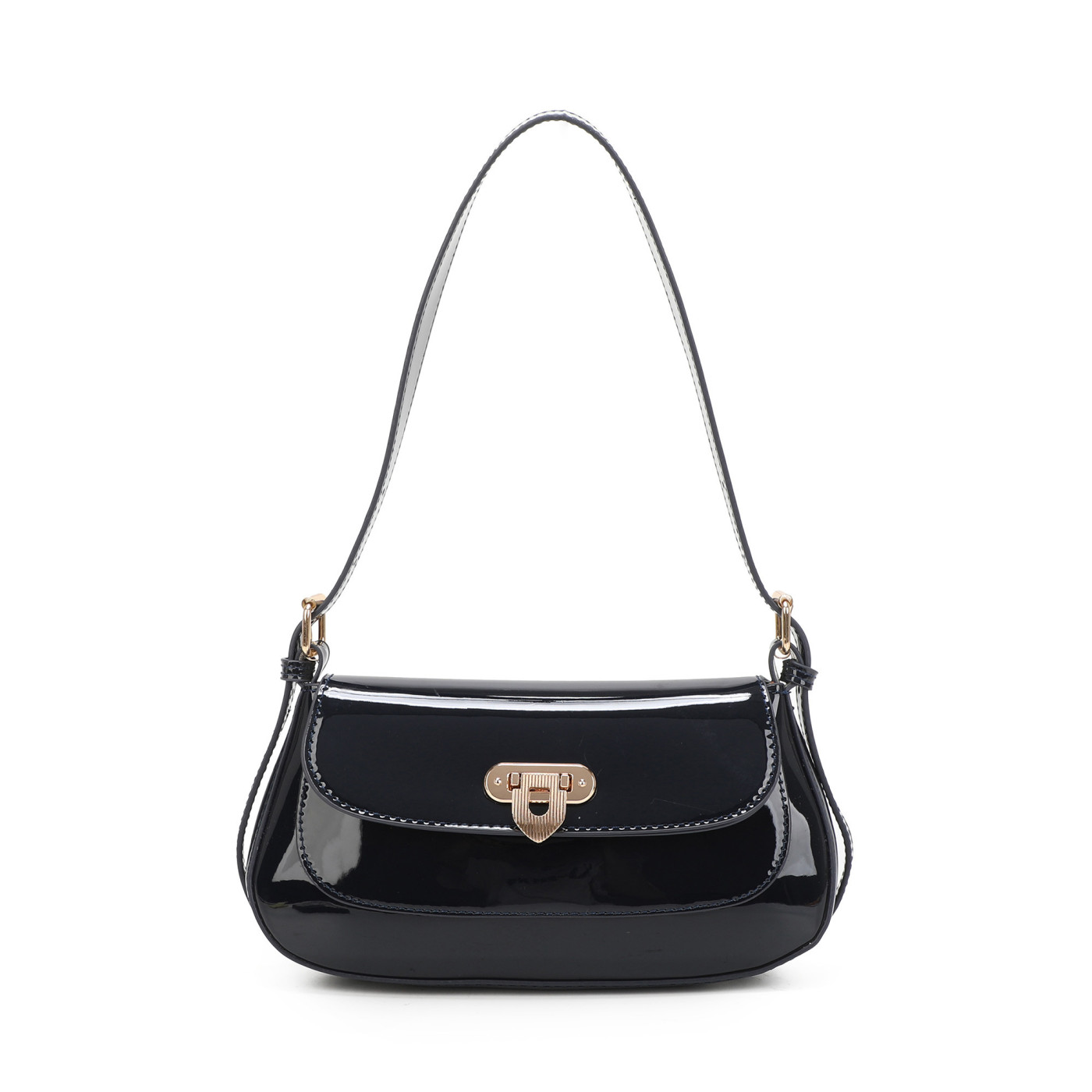 Borsa a tracolla in vernice