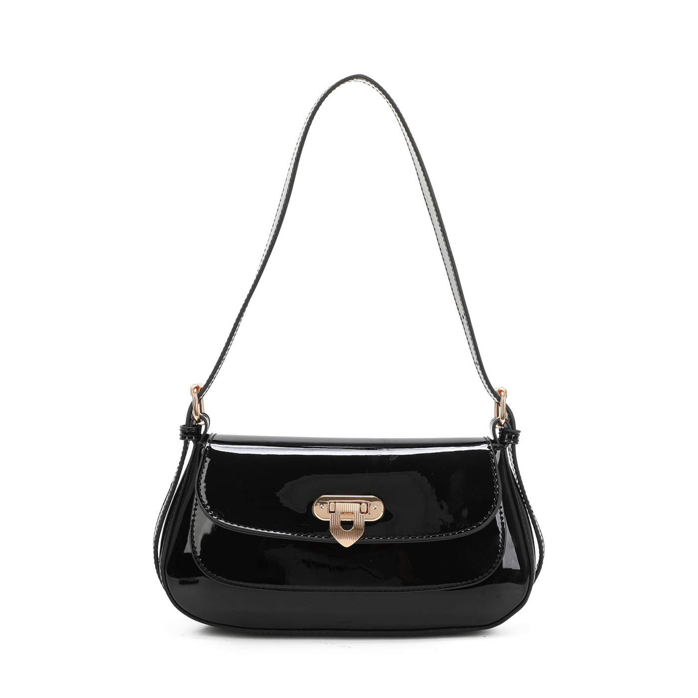 Borsa a tracolla in vernice