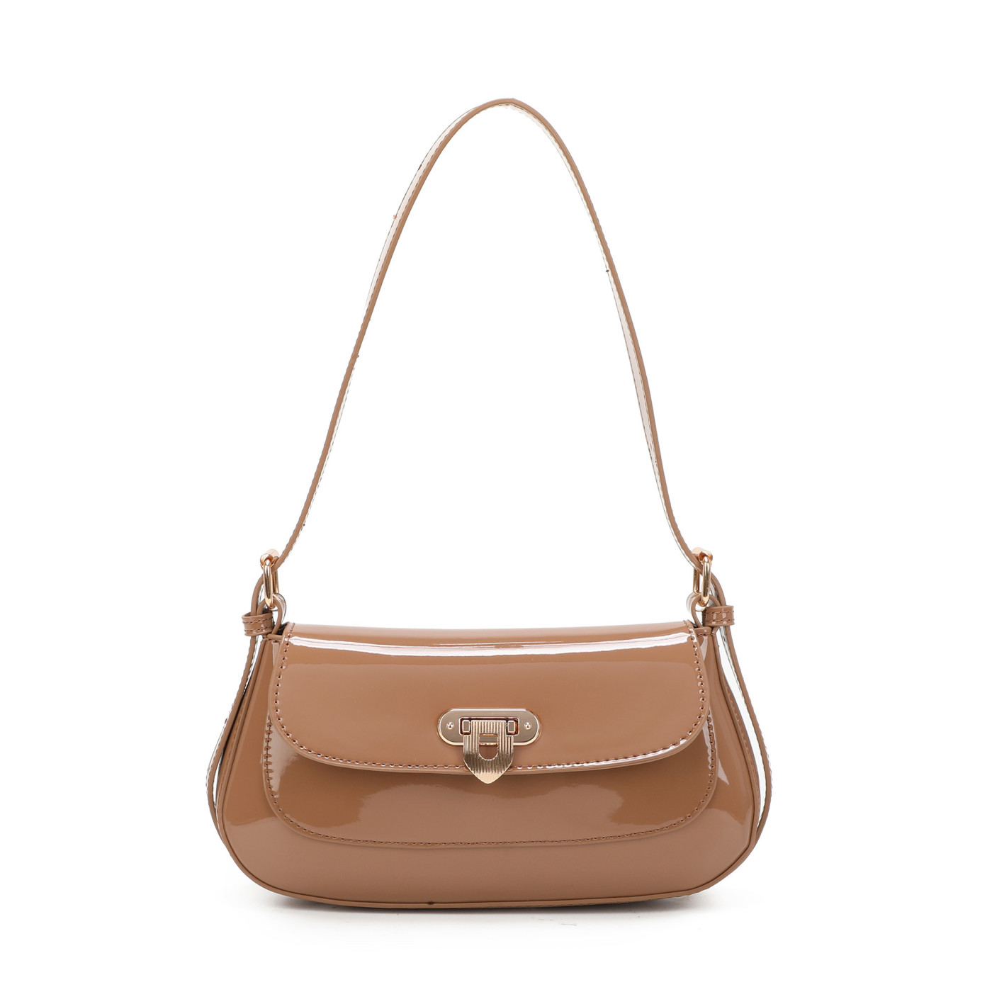 Borsa a tracolla in vernice