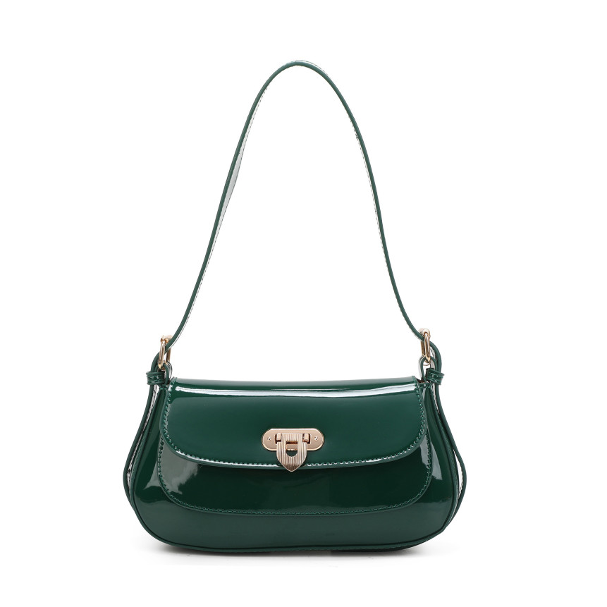 Borsa a tracolla in vernice