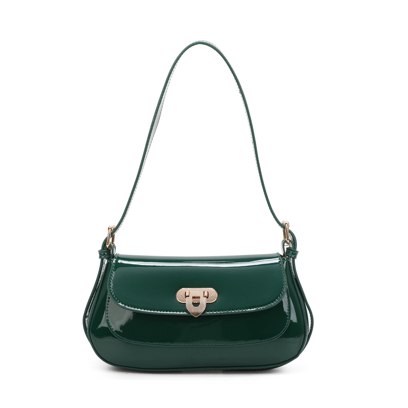 Borsa a tracolla in vernice