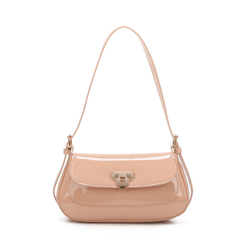 Borsa a tracolla in vernice
