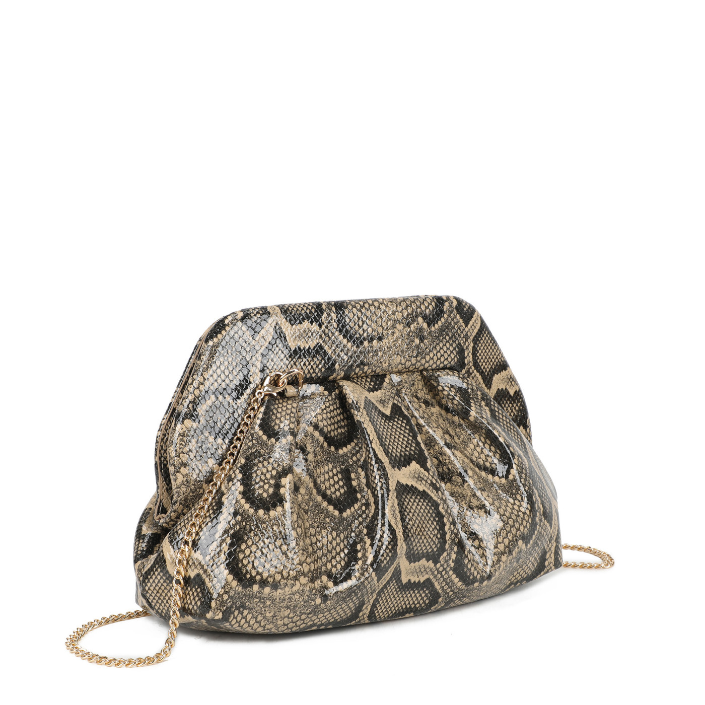 Borsa a tracolla con stampa animale
