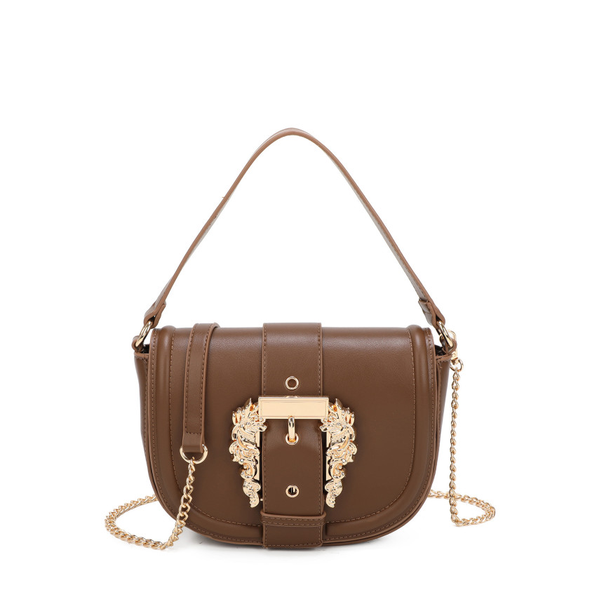 Shoulder bag with gold details