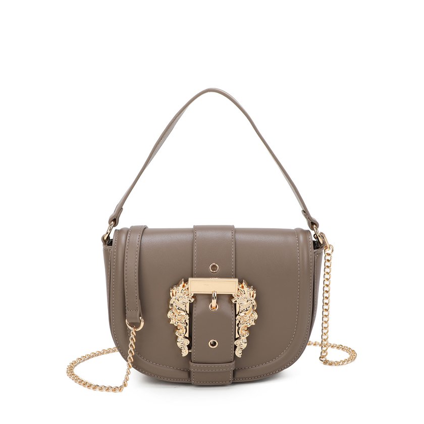 Shoulder bag with gold details