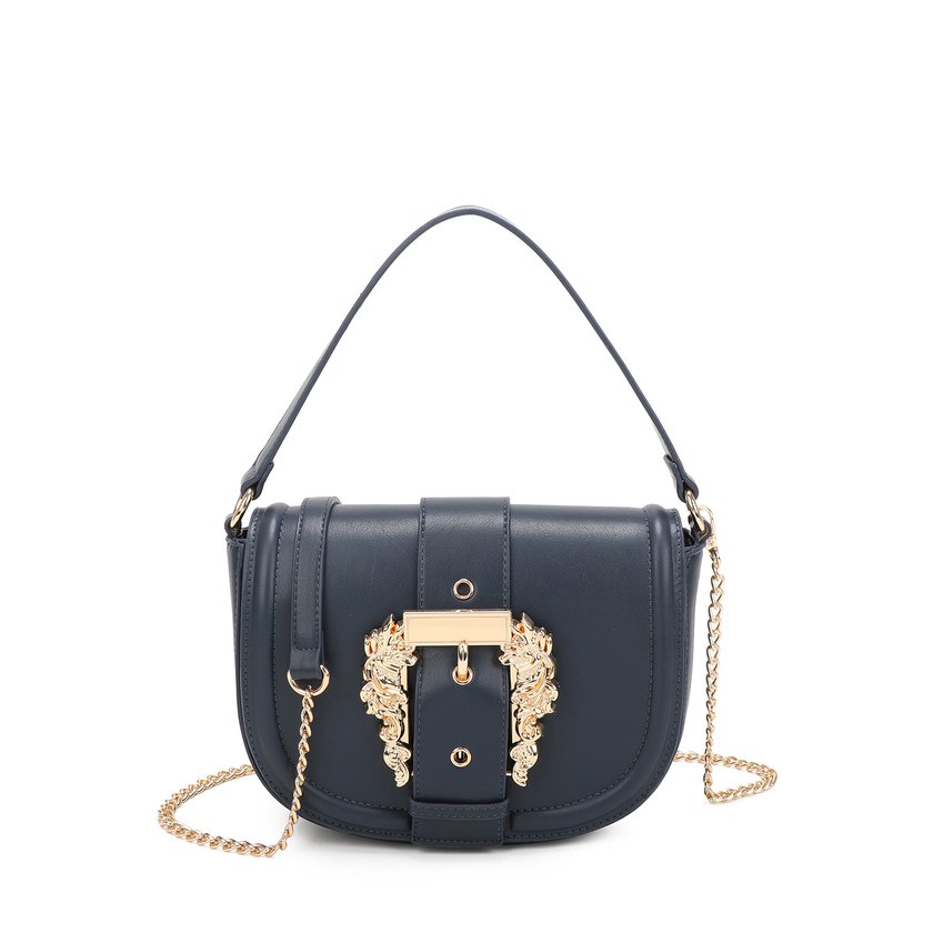 Shoulder bag with gold details