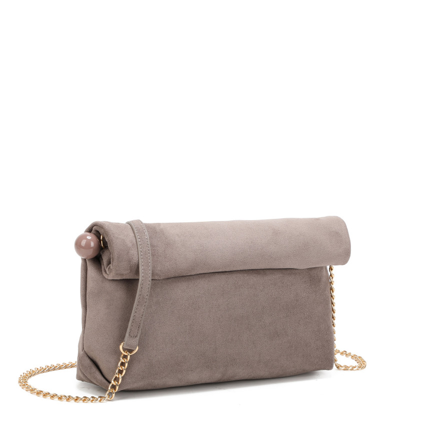 Borsa a tracolla in camoscio