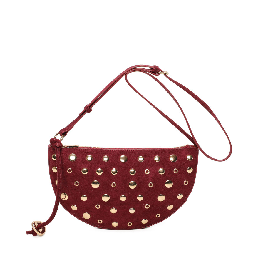 Borsa a tracolla con borchie