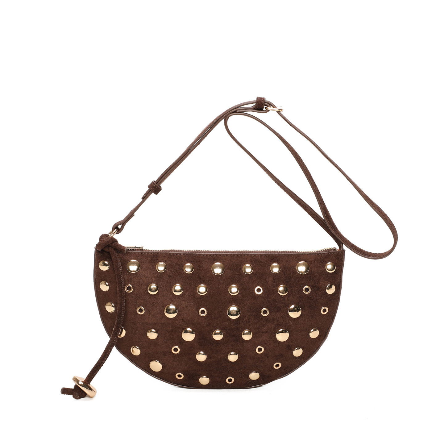 Borsa a tracolla con borchie