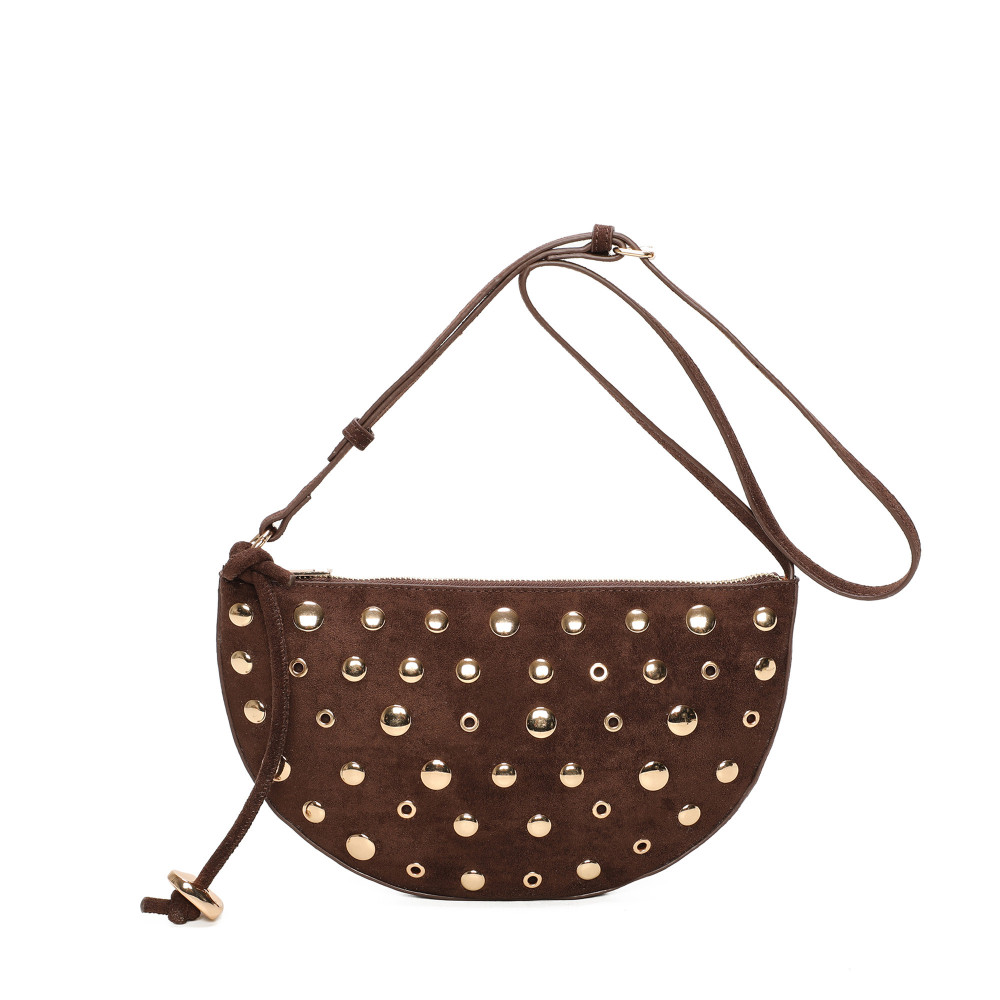 Borsa a tracolla con borchie