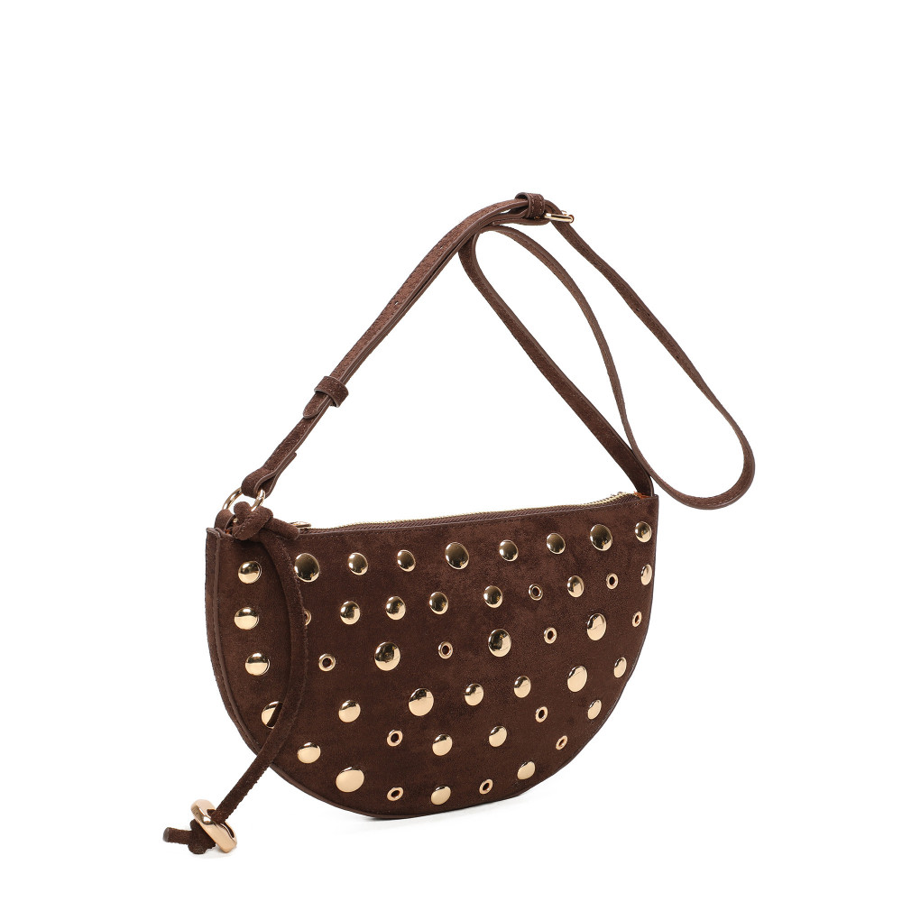 Borsa a tracolla con borchie
