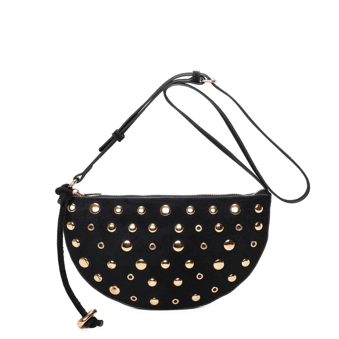 Borsa a tracolla con borchie