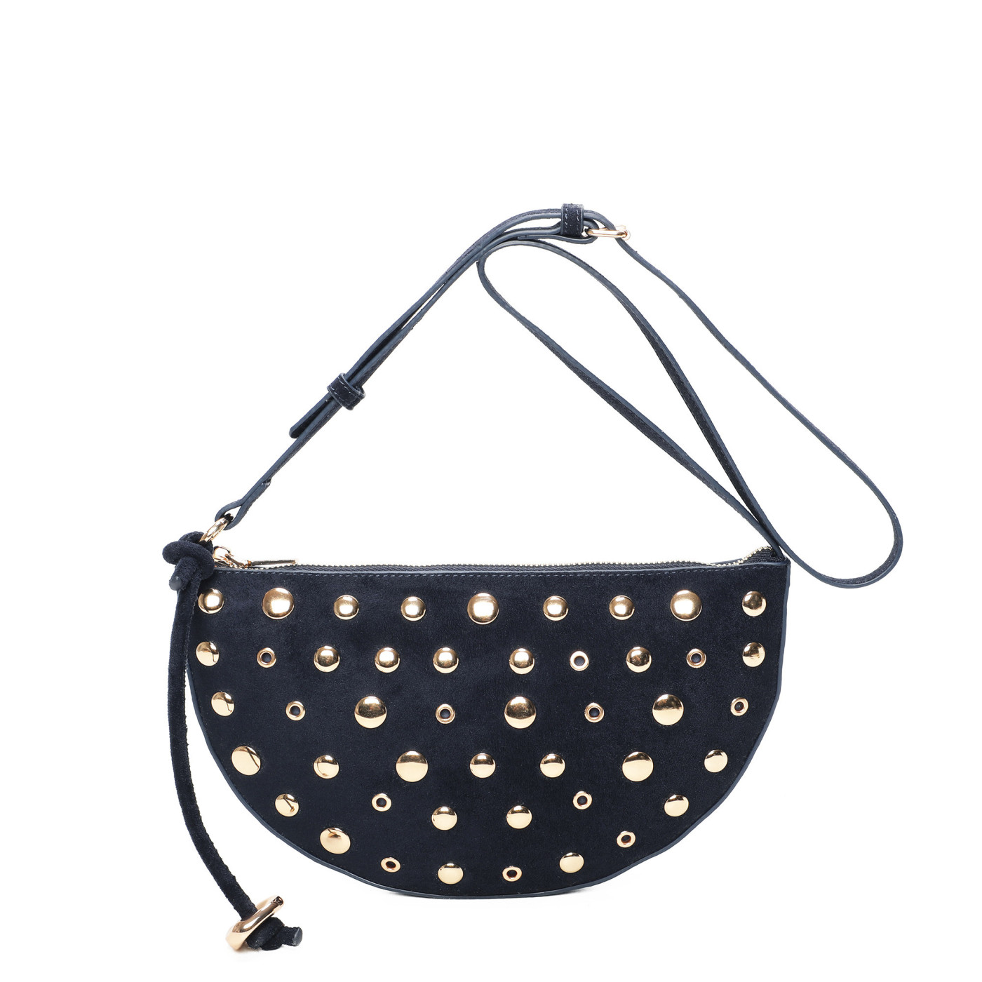 Borsa a tracolla con borchie