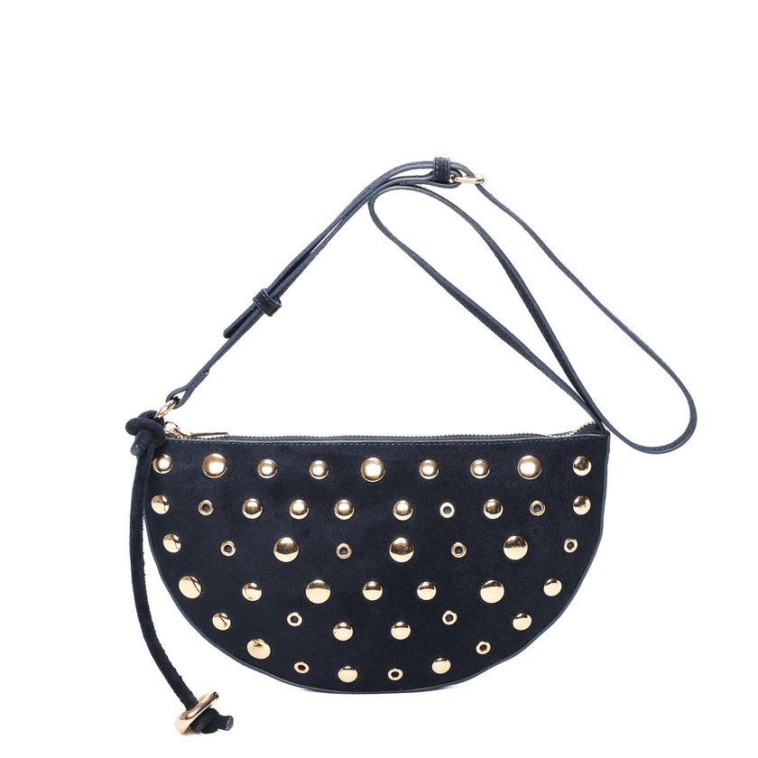 Bolso bandolera con tachuelas