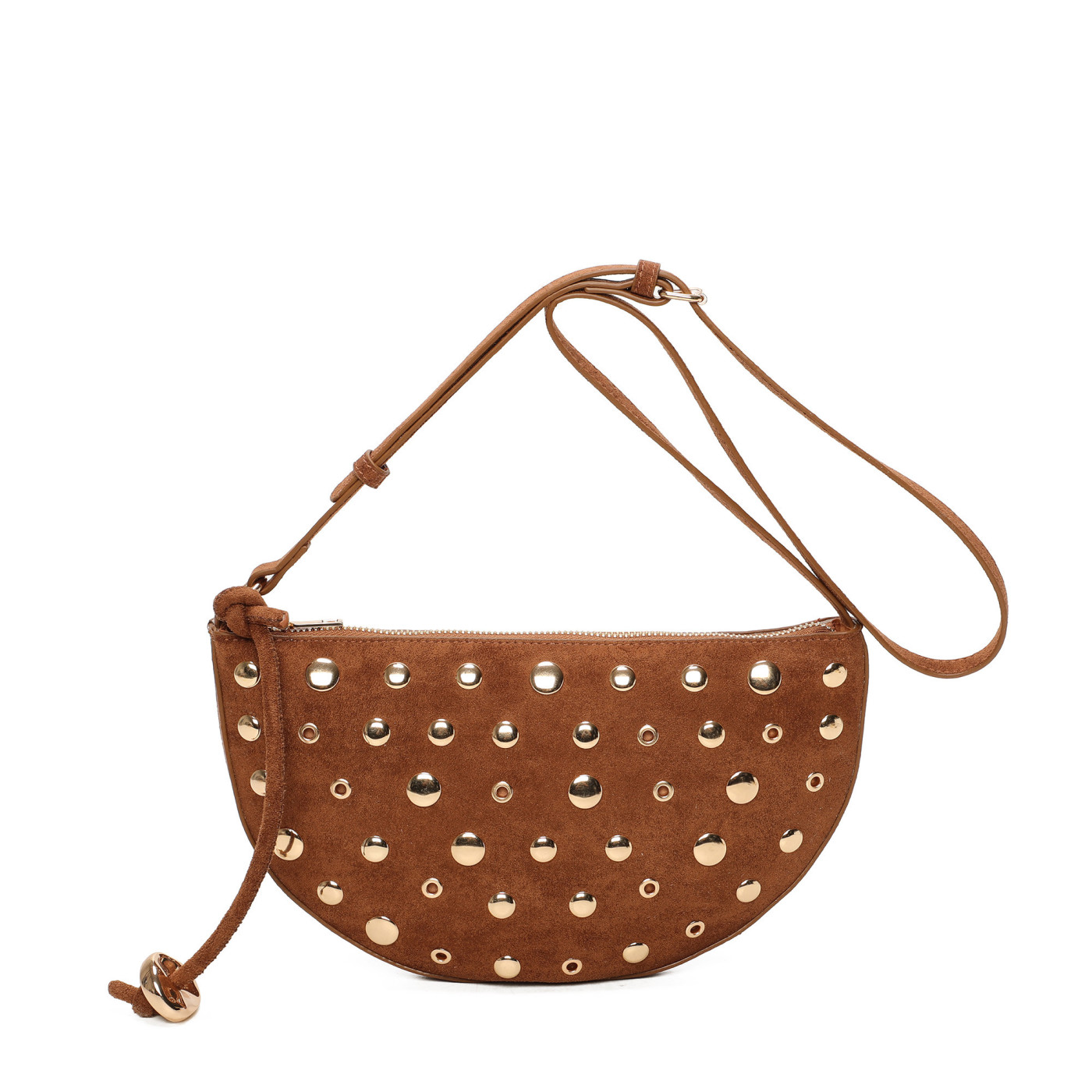 Borsa a tracolla con borchie