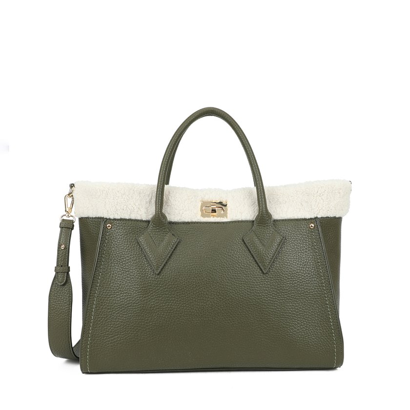Mala Shopper com pelinho